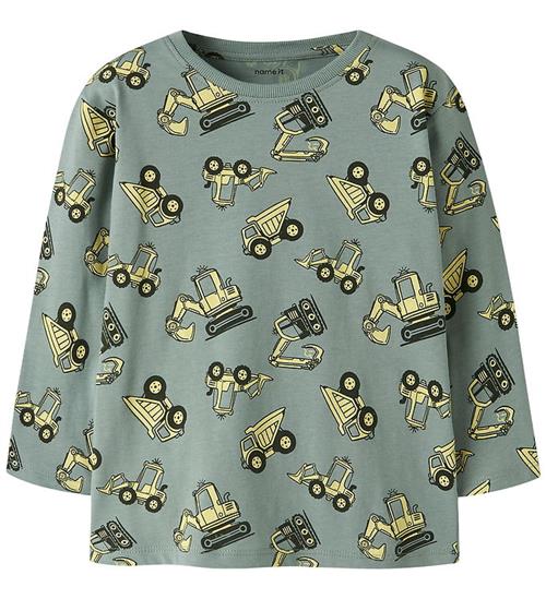 Name It Bluse - NmmVeldo - Green Milieu/Excavator