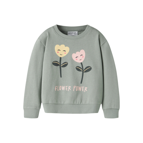 NAME IT Sweatshirt Vasacha Green Milieu