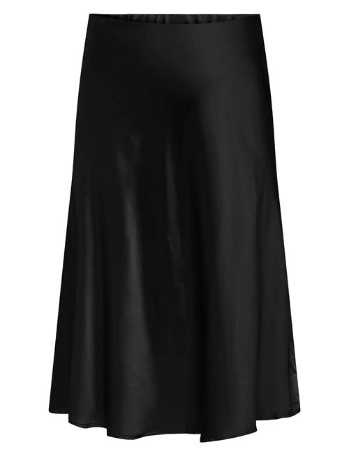 ONLY Carmakoma | Cardomina Satin Calf Skirt Wvn | 48