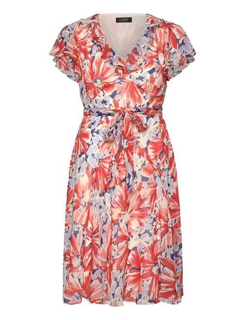 Lauren Ralph Lauren | Floral Georgette Flutter-Sleeve Dress | 36