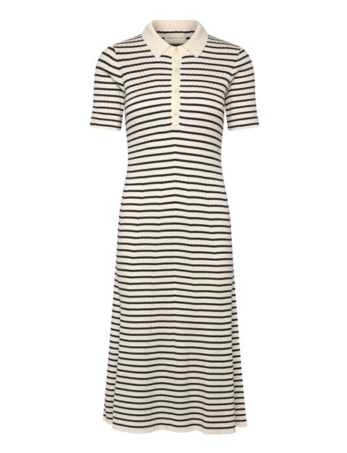 Gant | Rib Knit Striped Rugger Ss Dress | XL