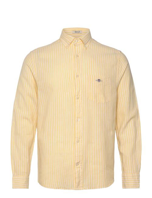 Gant | Reg Cotton Linen Stripe Shirt | XXL