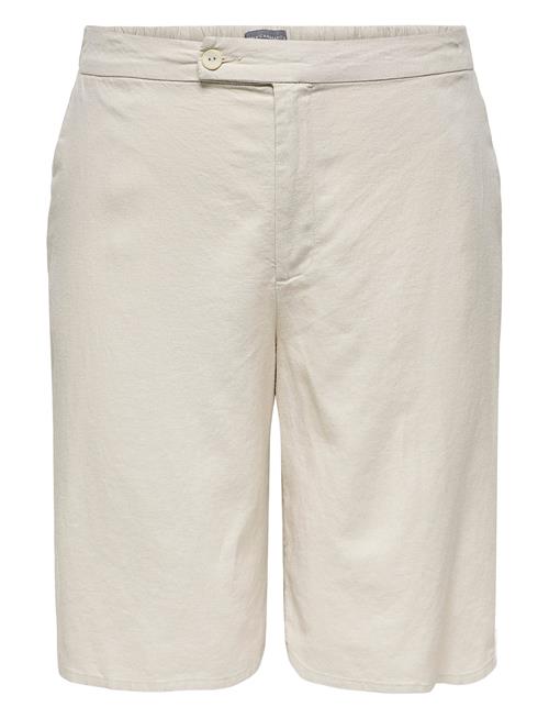ONLY Carmakoma | Carcaro Hw Linen Bl Bermu Shorts | 46