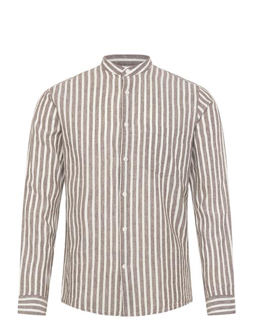 Lindbergh | Wide Striped Cotton/Linen Shirt L/S | S
