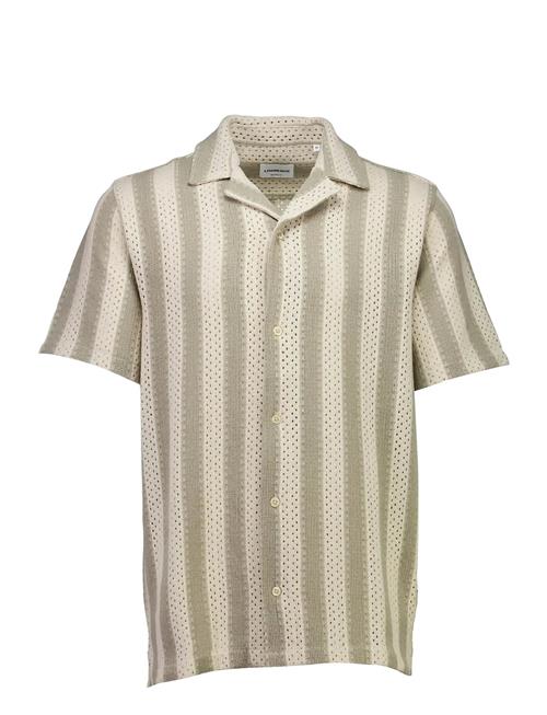 Lindbergh | Bold Striped Resort Shirt S/S | L