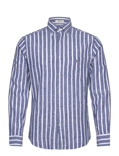 Gant | Reg Cotton/Linen Striped Shirt | XL