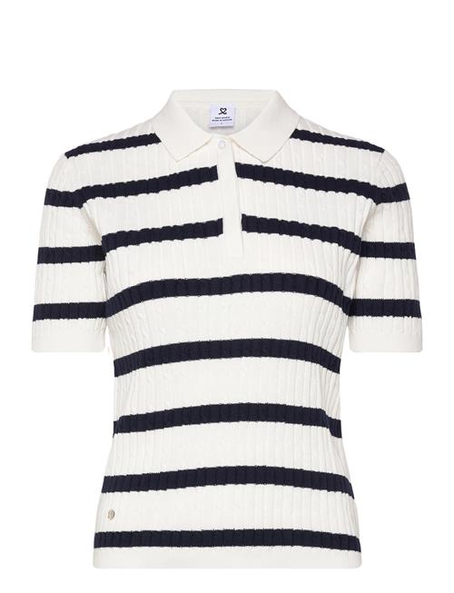 Daily Sports | Stripe Madelene 1/2S Polo Shirt | XXL