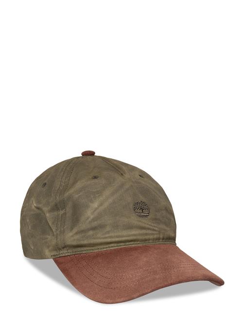 Timberland | Waxed Canvas Baseball Cap Leaf Green | OS MEN