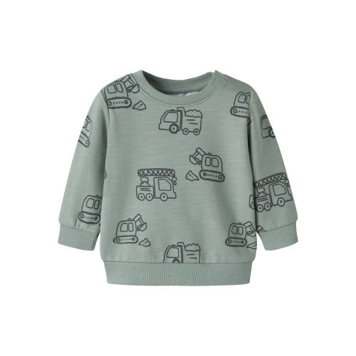 NAME IT Sweatshirt Komma Green Milieu