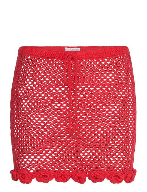 Mango | Crochet Floral Mini-Skirt | XS