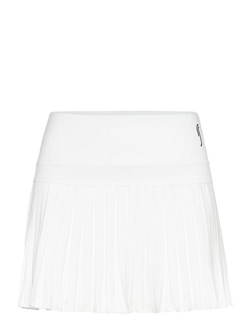 RS Sports | Women's Court Pleated Skirt (White/Black,Xl,St) | L