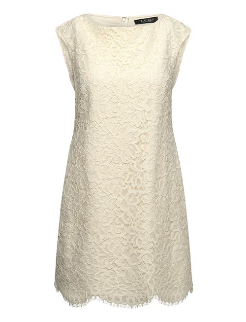 Lauren Ralph Lauren | Lace Cap-Sleeve Shift Dress | 34