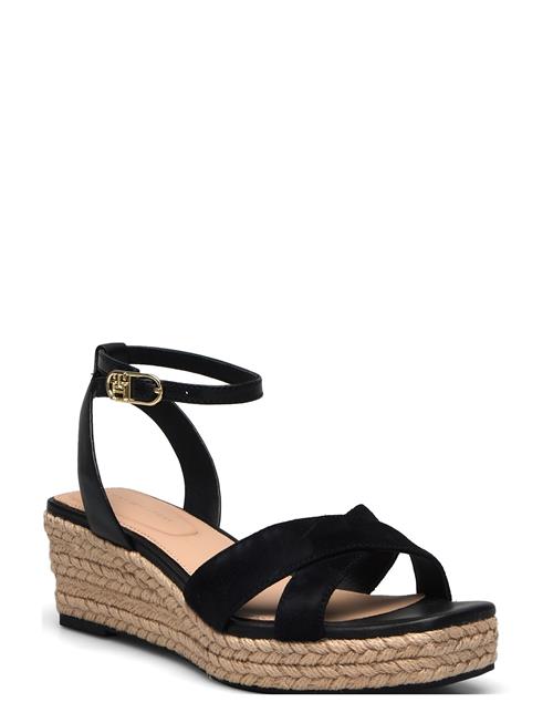 Tommy Hilfiger | Leather & Suede Mid Wedge Espad | 39