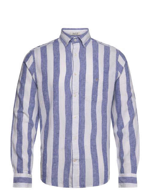 Gant | Reg Cotton Linen Bold Stripe Shirt | XXL