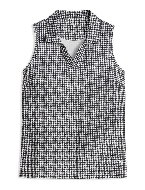 PUMA Golf | W Cloudspun Mono Check Sl Polo | M