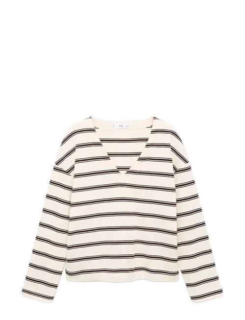 Mango | Striped Cotton-Blend Sweatshirt | L