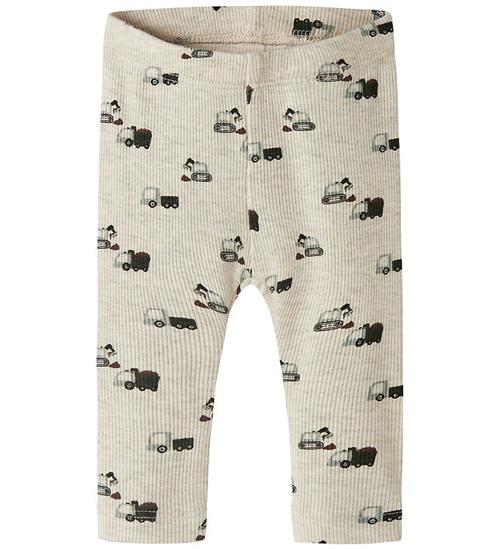 Name It Leggings - NbmKontor - Rib - Peyote Melange