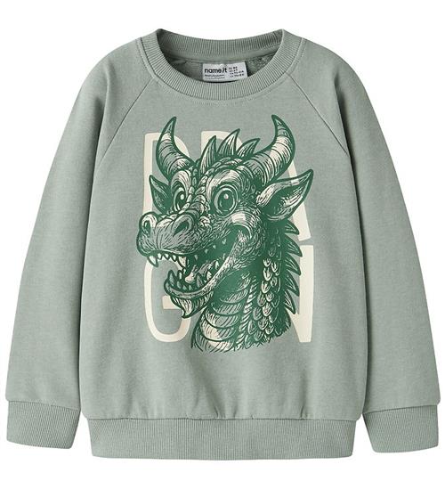 Name It Sweatshirt - NmmVion - Green Milieu/Dragon