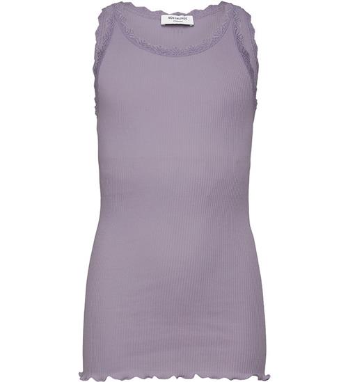 Rosemunde Top - Lang - Rib - RkBalta - Lavender Grey