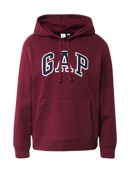 Gap Petite Sweatshirt 'HERITAGE'  marin / vinrød / hvid