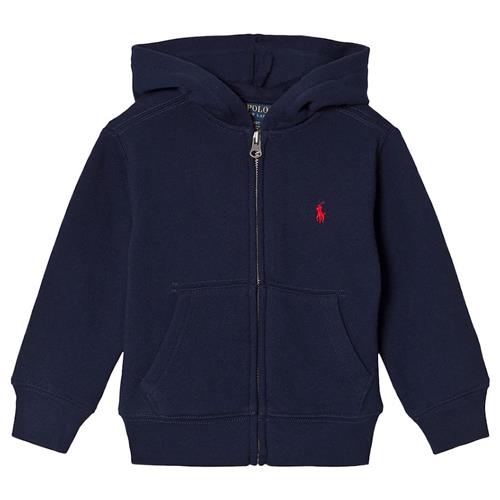 Ralph Lauren Hættetrøje Med Lynlås I Bomuldsfleece Cruise Navy 3 years (US 4)  Marineblå  102-108 cm  Drenge