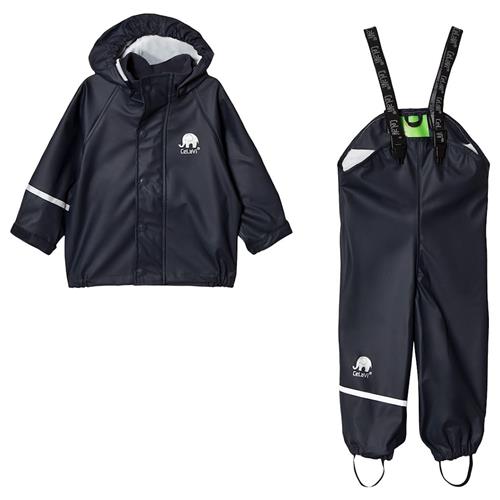 Celavi Basic Regntøjssæt Navy  70 cm  Marineblå  70 cm  Drenge, Piger