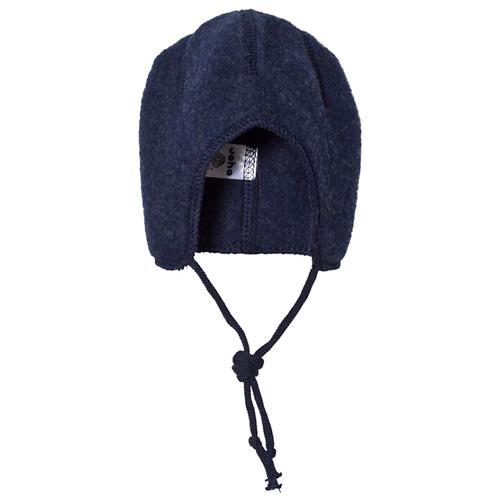 Joha Babyhue Marineblå melange Dark Blue-48 cm Uld Blå  48 cm  Drenge, Piger