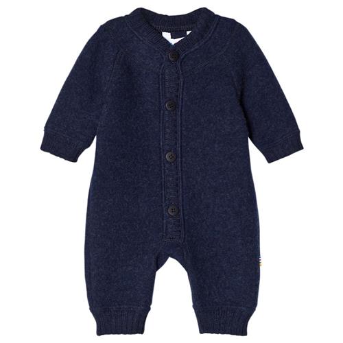 Joha Body Marineblå melange Dark Blue-90 cm Wool Blå  90 cm  Drenge, Piger