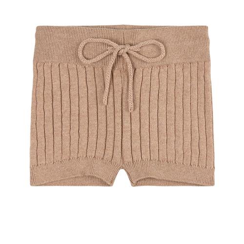 Buddy & Hope Ribstrikkede Mamelukker Caramel 62/68 cm  Beige  62/68 cm  Drenge, Piger
