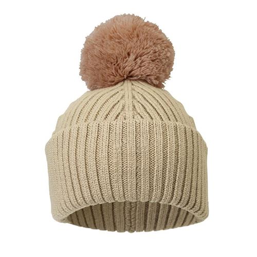 Elodie Wool Hue Pure Khaki Pure Khaki-6-12 months Wool Beige  6-12 måneder  Drenge, Piger