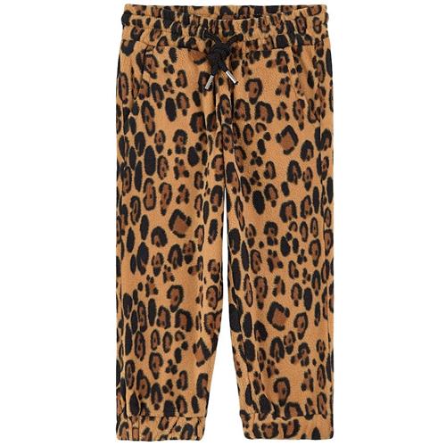 Mini Rodini Leopard Fleecebukser Beige Beige-80/86 cm  Beige  80/86 cm  Drenge, Piger
