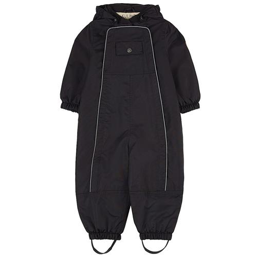Kuling Milano Skaloverall Always Black 74 cm Shell Sort Ensfarvet 74 cm  Drenge, Piger
