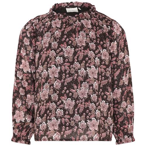 EnFant Blomstret Bluse Demitasse 86 cm  Brun  86 cm  Piger
