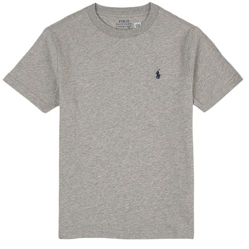 Ralph Lauren Crewneck Tee I Bomuldsjersey Andover Heather 3 years (US 4)  Grå  102-108 cm  Drenge