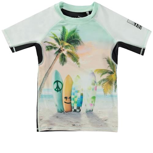 Molo Neptune UV-trøje Sunrise Surfer 86/92 cm  Creme  86/92 cm  Drenge, Piger