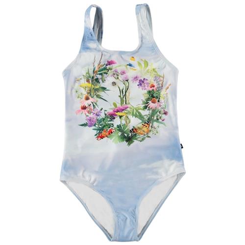 Molo Nika Badedragt Flower Peace 98 cm  Blå  98 cm  Piger