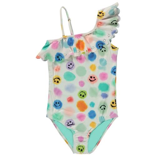 Molo Net Badedragt Painted Dots 110 cm  Creme  110 cm  Piger