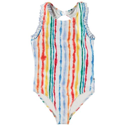 Molo Noona Badedragt Watercolors 158 cm  Hvid  158 cm  Piger