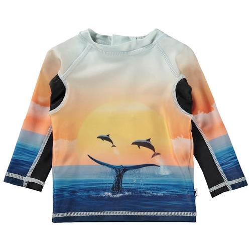 Molo Nemo UV-trøje Ocean Smile 92/98 cm  Orange.  92/98 cm  Drenge, Piger