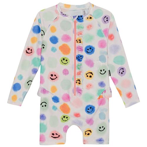 Molo Nigella UV-dragt Painted Dots 92/98 cm  Creme  92/98 cm  Piger
