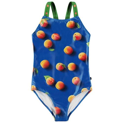 Molo Nakia Badedragt Apricot 122 cm  Blå  122 cm  Piger