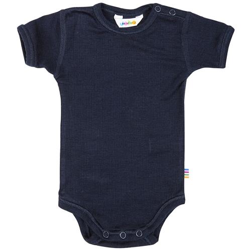Joha Uld-bodysuit Navyblå Navy-60 cm Uld Marineblå  60 cm  Drenge, Piger