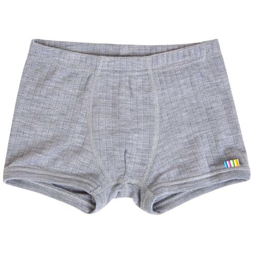Joha Boxers Gråmeleret Lt. Grey Melange-100 cm Uld Grå  100 cm  Drenge, Piger