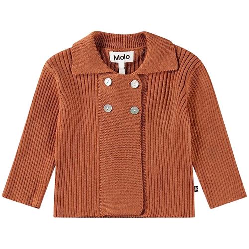 Molo Gael Cardigan Brown Sugar 74 cm  Brun  74 cm  Drenge, Piger