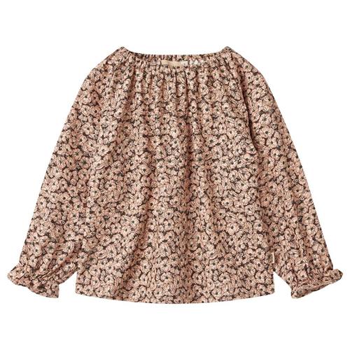 Wheat Nicoline Blomstret Bluse Anemones in Plenty 104cm  Creme  104 cm  Piger