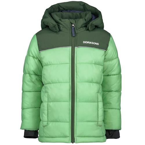 Didriksons Fox Kids Jakke Dusty Lime 90 cm  Grøn  90 cm  Drenge, Piger