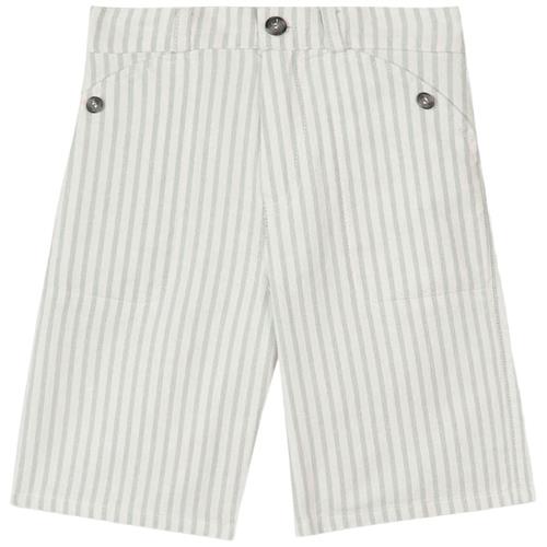 Tartine et Chocolat Stribet Shorts Grøn 12 Y  Grøn  12 år  Drenge