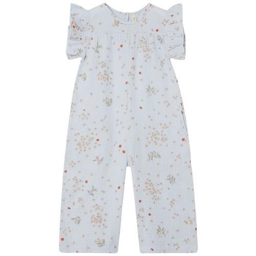 garbo&friends Mønstret Jumpsuit Isla 122/128 cm  Blå  122/128 cm  Piger