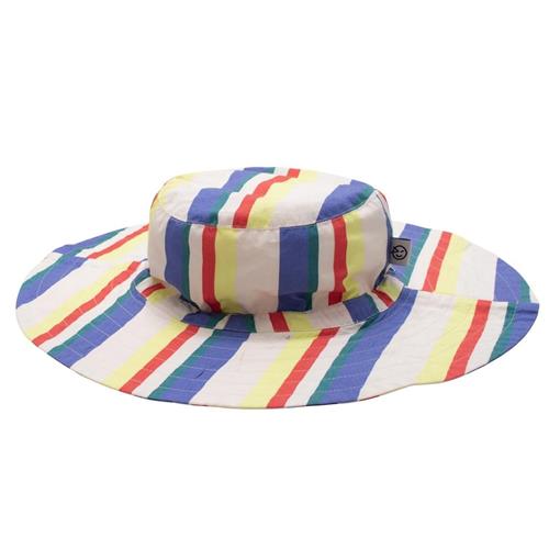 Wynken Wave Stribet Hat Bukeo 50/54 cm  Beige  50/54 cm  Drenge, Piger