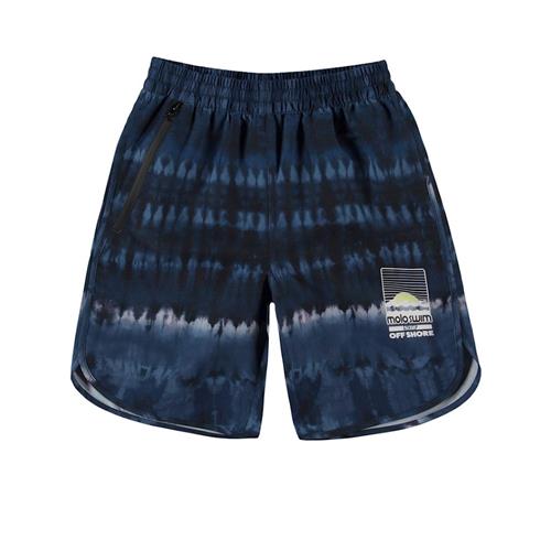 Molo Nox Badebukser Indigo Tie Dye 122/128 cm  Marineblå  122/128 cm  Drenge